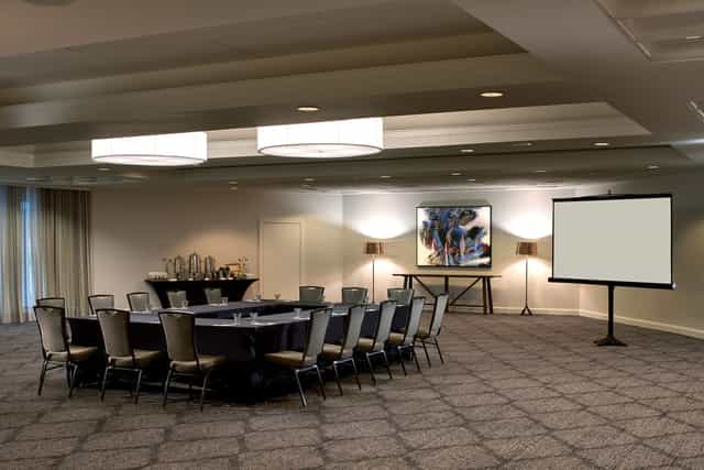Grand Master Ballroom at Revere Hotel: modern meeting room for corporate events.