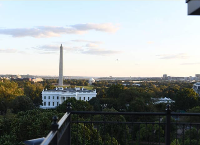 Top of the Hay at The Hay-Adams with White House view, perfect for elegant events.