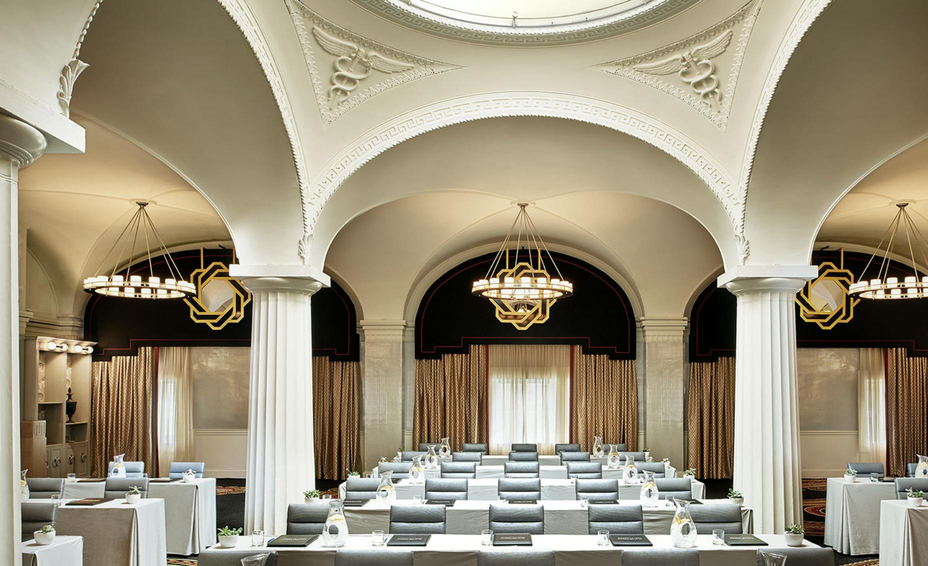 Sophisticated meeting space in Kimpton Hotel Monaco, ideal for conferences and workshops.