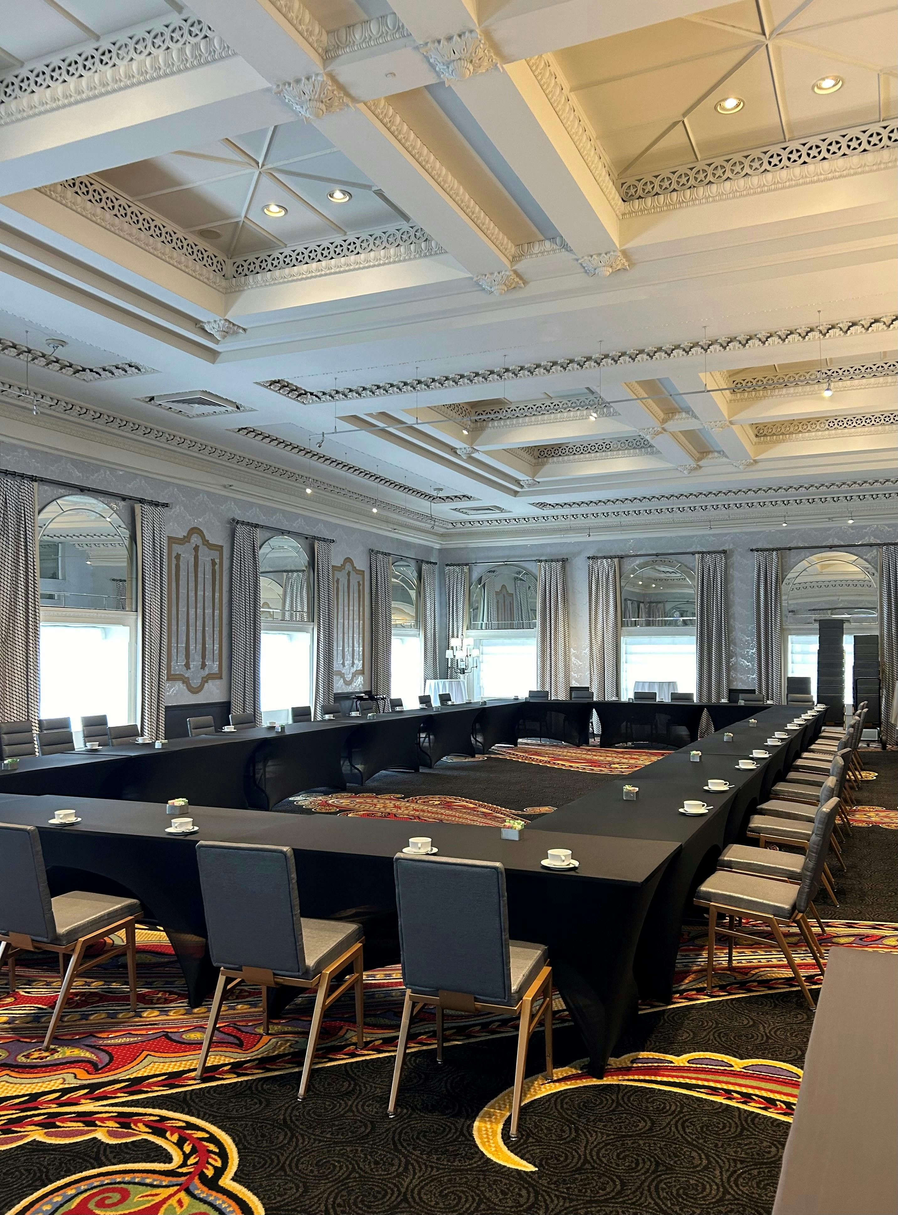 Sophisticated meeting room in Kimpton Hotel Monaco, perfect for corporate events.
