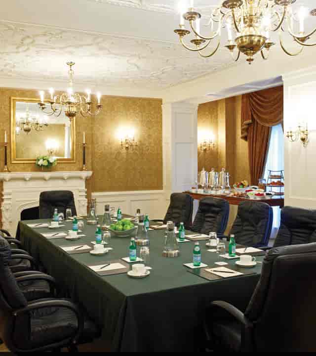 Sophisticated meeting room at The Hay-Adams with elegant decor for corporate events.