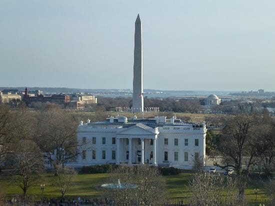 Top of the Hay venue with White House backdrop, ideal for events and receptions.