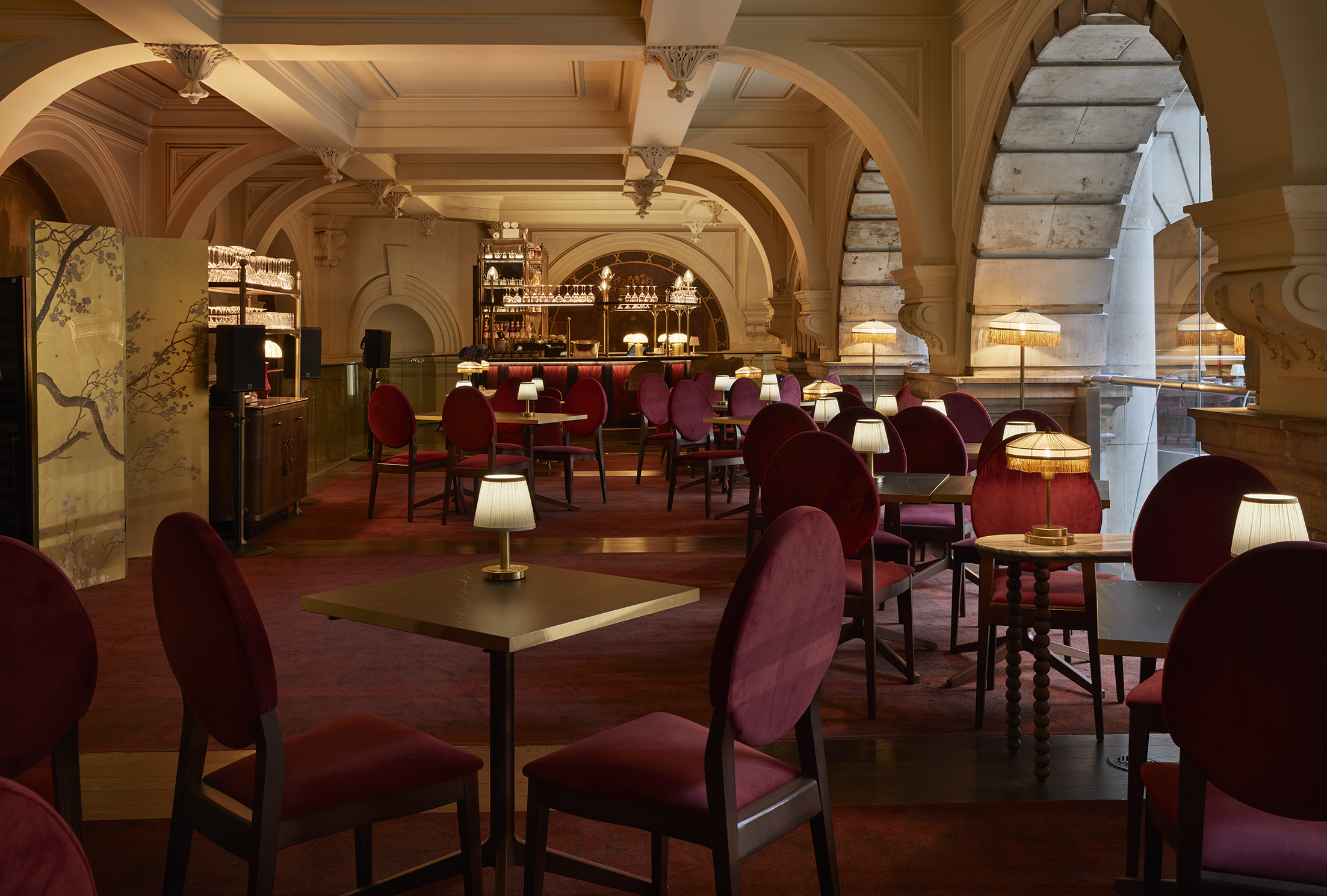 Engel Bar: Elegant venue with plush seating for intimate gatherings and networking events. - Banner