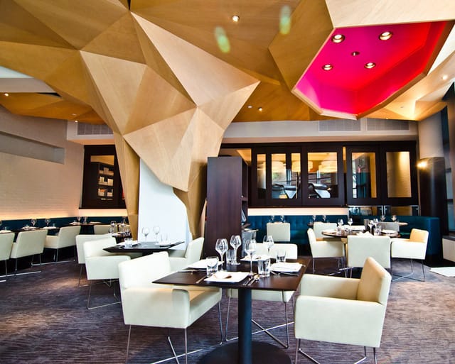 Chef's Table Room at Rasika West End, modern design for upscale events and private dinners.