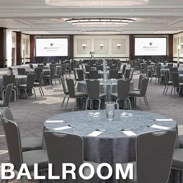 Governors Room at JW Marriott DC, elegant event space for corporate meetings and conferences.