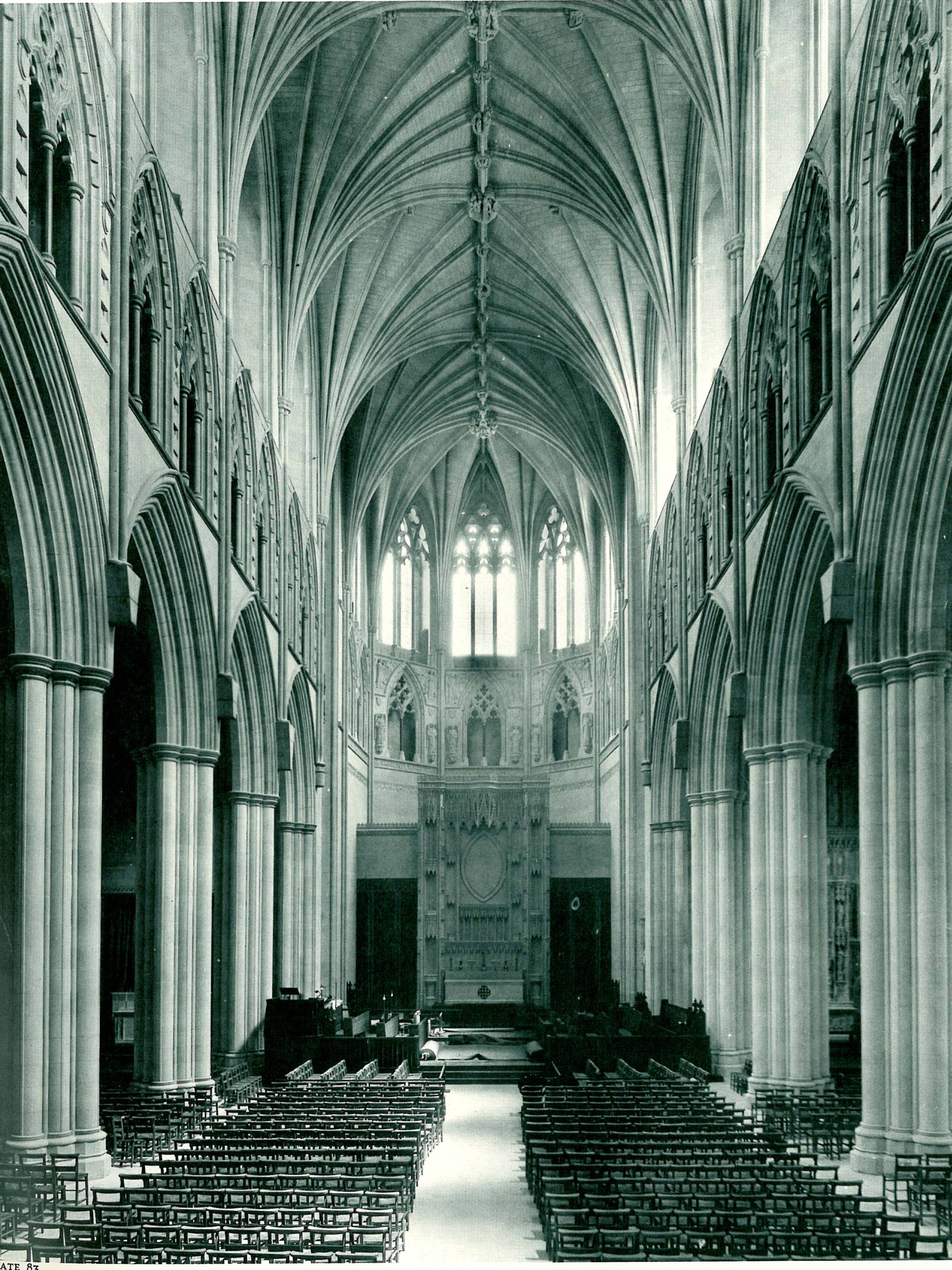 Charles A. Perry Auditorium, vaulted interior, ideal for weddings and events.