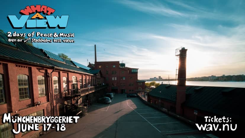 Live music venue in Münchenbryggeriet with scenic waterfront, ideal for festivals and events.