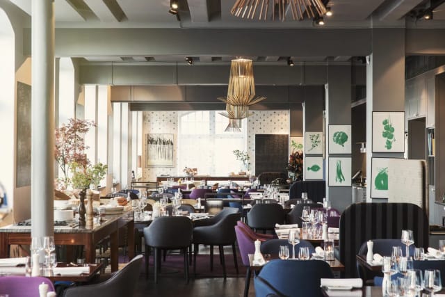 Stylish Swedish restaurant Lux Dag för Dag, ideal for upscale events and intimate meetings.