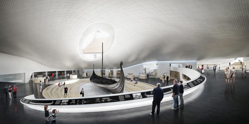 Viking Ship Museum: modern venue with striking architecture for exhibitions and events.