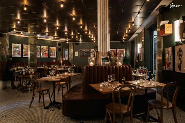 Stylish restaurant at Le Garden, The Sparrow Hotel, ideal for intimate gatherings and events.