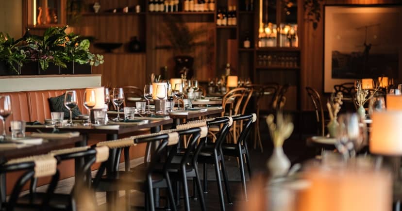 Stylish restaurant setting at The Social Bar & Bistro, ideal for gatherings and corporate events.