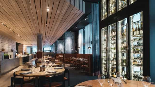 Modern restaurant interior at The Social Bar & Bistro, ideal for corporate events and meetings.