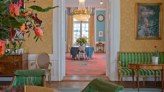Elegant event space Matsalen in Waldemarsudde, perfect for gatherings and meetings.