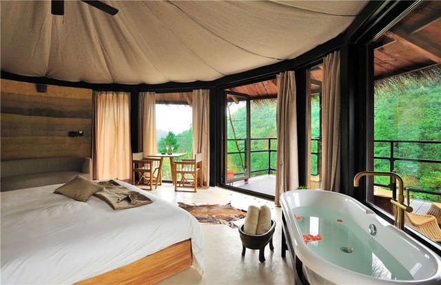 Luxurious accommodation at Naked Retreats, ideal for intimate retreats and wellness events.