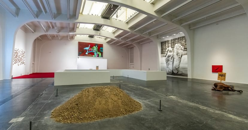 Art gallery at UCCA Center with minimalist design, ideal for exhibitions and events.