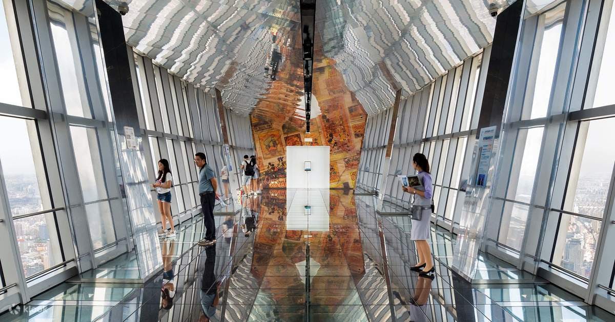 Modern event space in Shanghai with floor-to-ceiling windows for networking events.