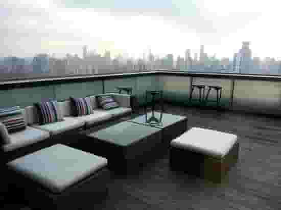 Rooftop lounge