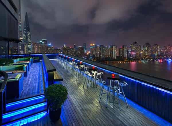 Rooftop lounge