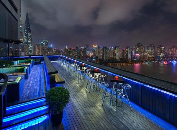 Rooftop lounge