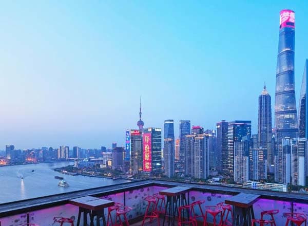Rooftop lounge