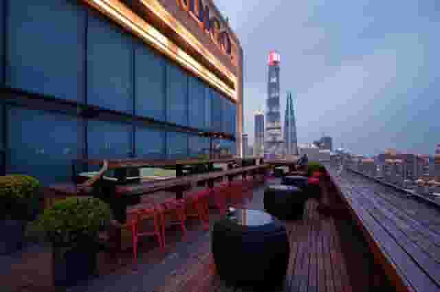 Rooftop lounge