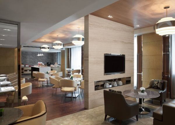 Modern meeting space in Courtyard Shanghai, ideal for professional events and presentations.