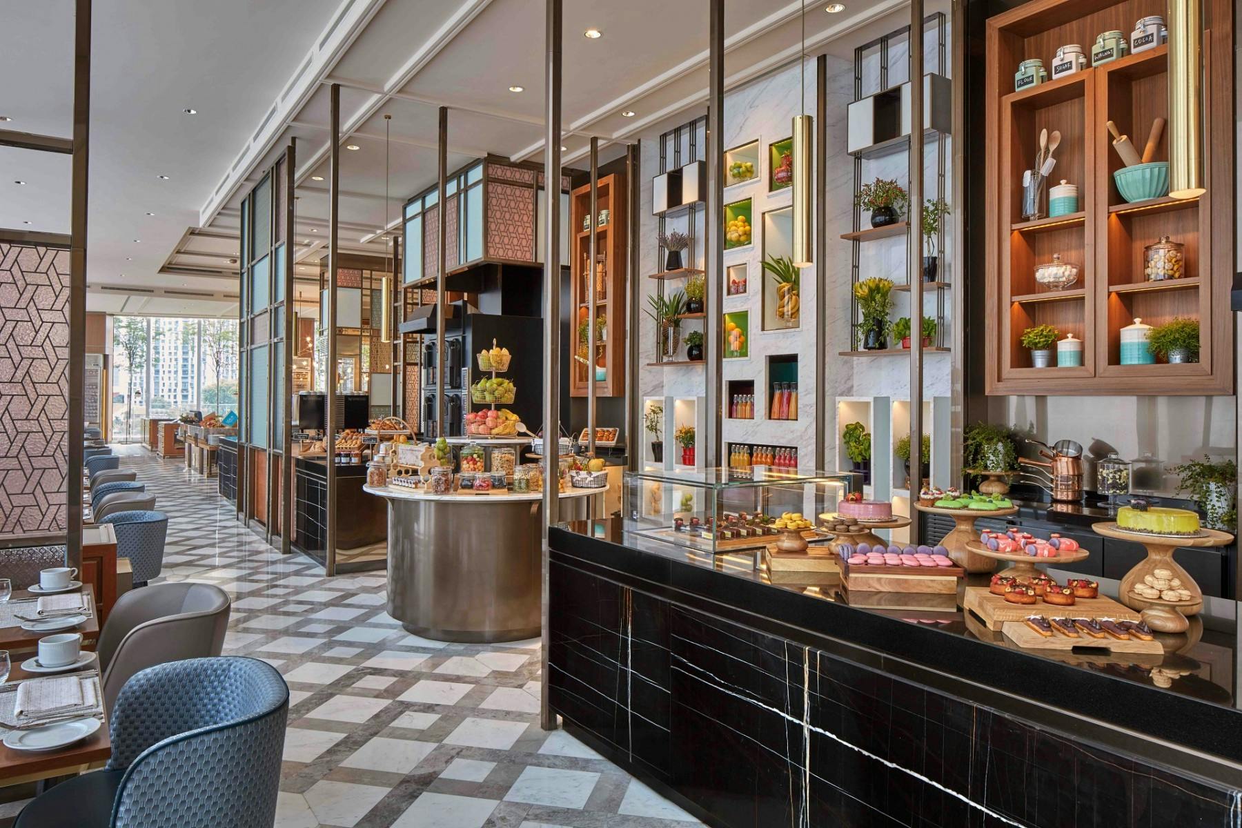 Elegant dining space at Sofitel Singapore, ideal for events and meetings.