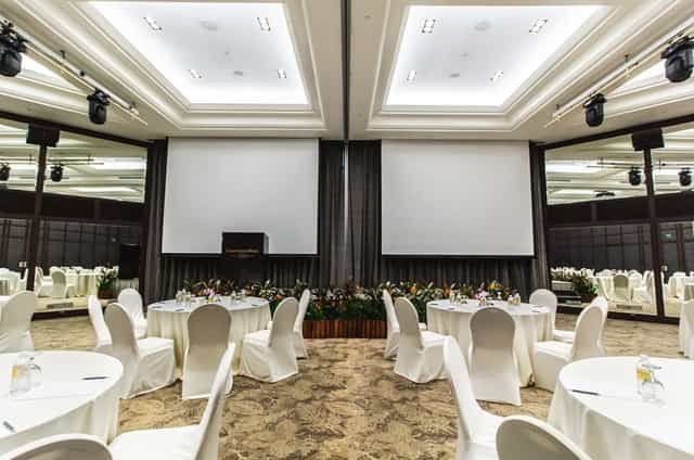 Elegant ballroom at Goodwood Park Hotel, perfect for corporate events and conferences.