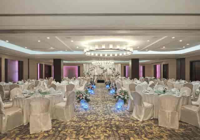 Esplanade Room at Carlton Hotel Singapore, elegant banquet hall for weddings and events.