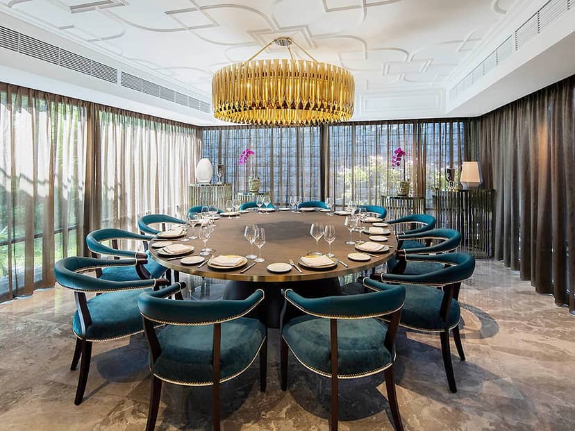 Sophisticated meeting space at Club Matera, ideal for exclusive events in Singapore.