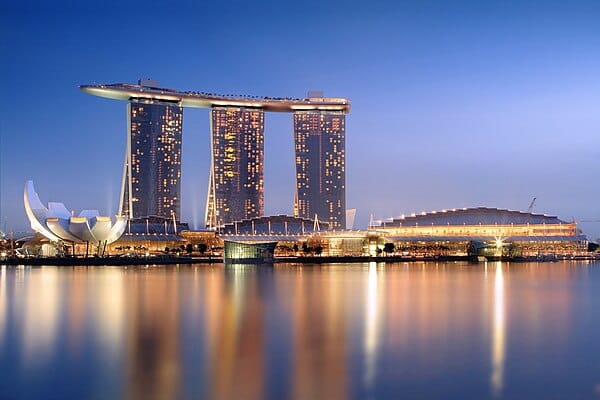 Meeting Rooms at Sands Expo, featuring Marina Bay Sands skyline, ideal for conferences and events.