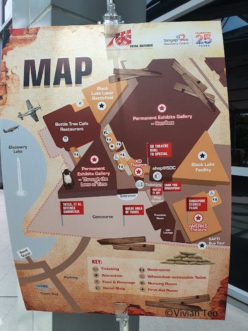 Discovery Land layout at Singapore Discovery Centre, ideal for events and networking.