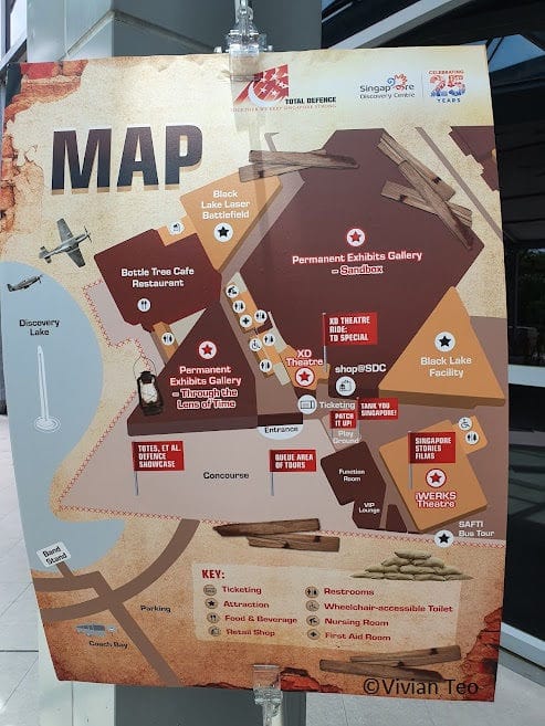 Discovery Land layout at Singapore Discovery Centre, ideal for events and networking.