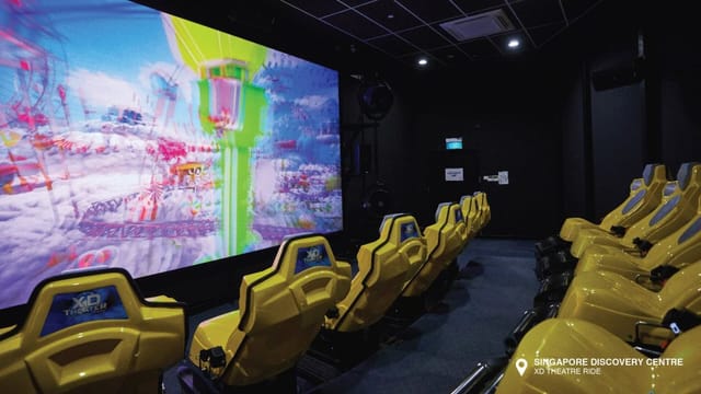 iWERKS Theatre at Singapore Discovery Centre: modern immersive venue for events and presentations.