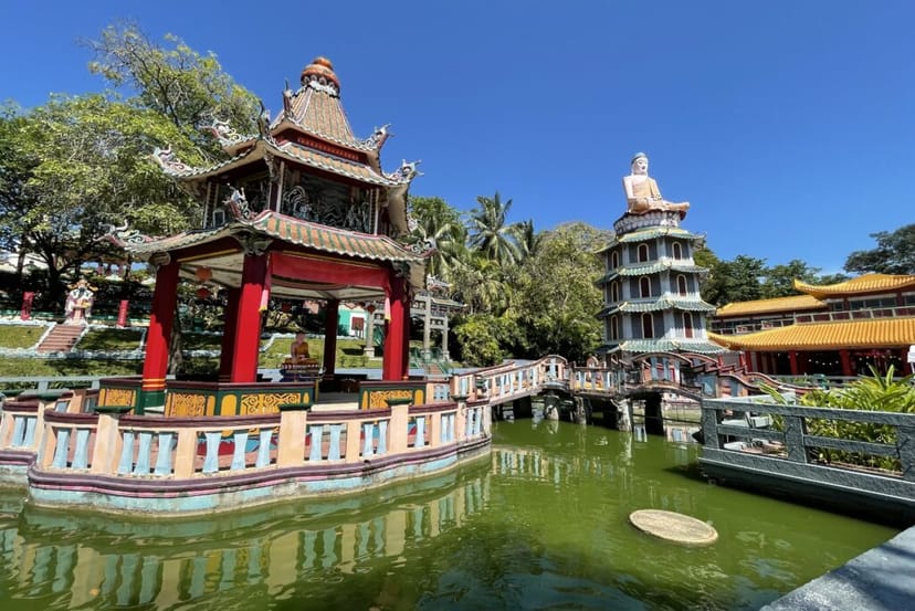 Serene outdoor venue at The Studio, Haw Par Villa, ideal for weddings and retreats.