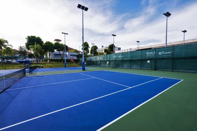 tennis courts