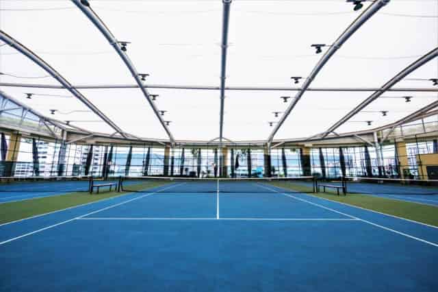 tennis courts