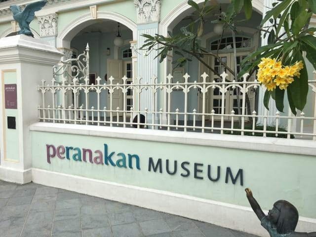 Ixora Room entrance at Peranakan Museum, ideal for cultural events and meetings.