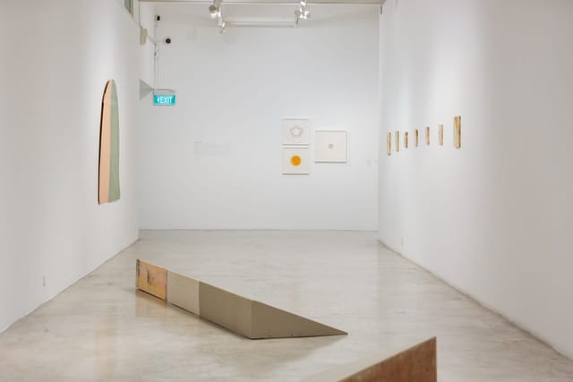 Minimalist gallery space at STPI, perfect for art exhibitions and corporate events.