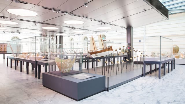 Demonstration Room at Asian Civilisations Museum, modern exhibition space for events.
