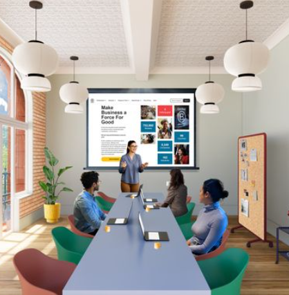 Modern meeting room in Patch Twickenham, ideal for collaborative sessions and events. - Banner