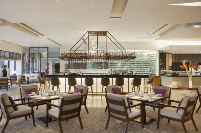 Elegant restaurant in The Oberoi, New Delhi, ideal for corporate events and meetings.