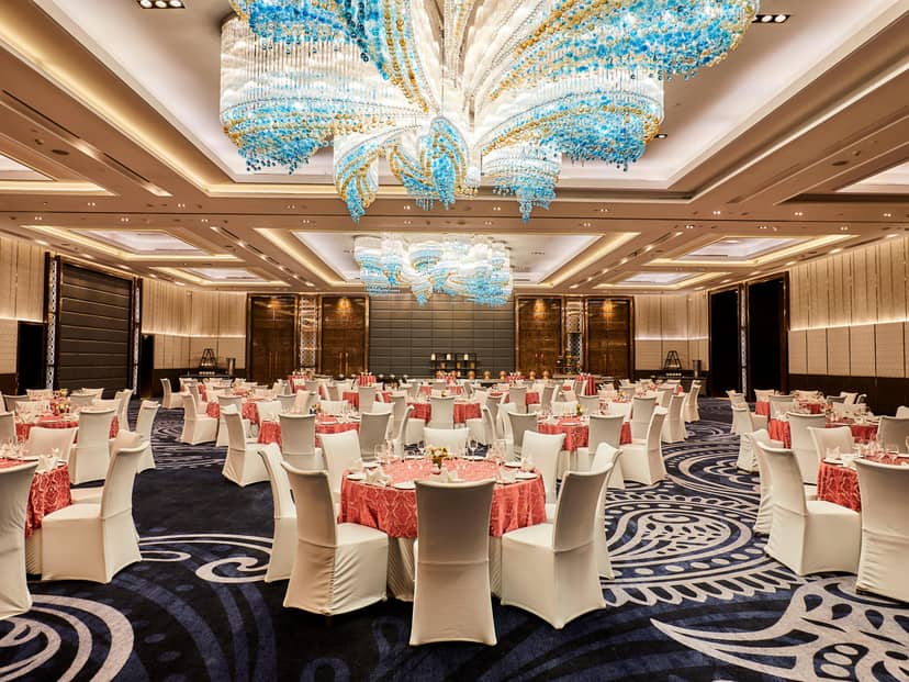 Elegant banquet hall in Park Plaza New Delhi, perfect for weddings and corporate events.