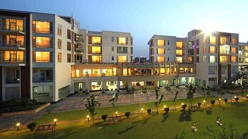 Modern meeting venue at Jaypee Hotels, ideal for corporate retreats and events.
