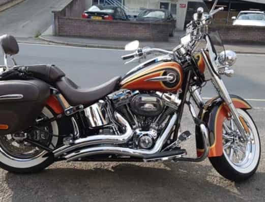 Classic motorcycle at The Shop in Eden House, ideal for events and promotions.