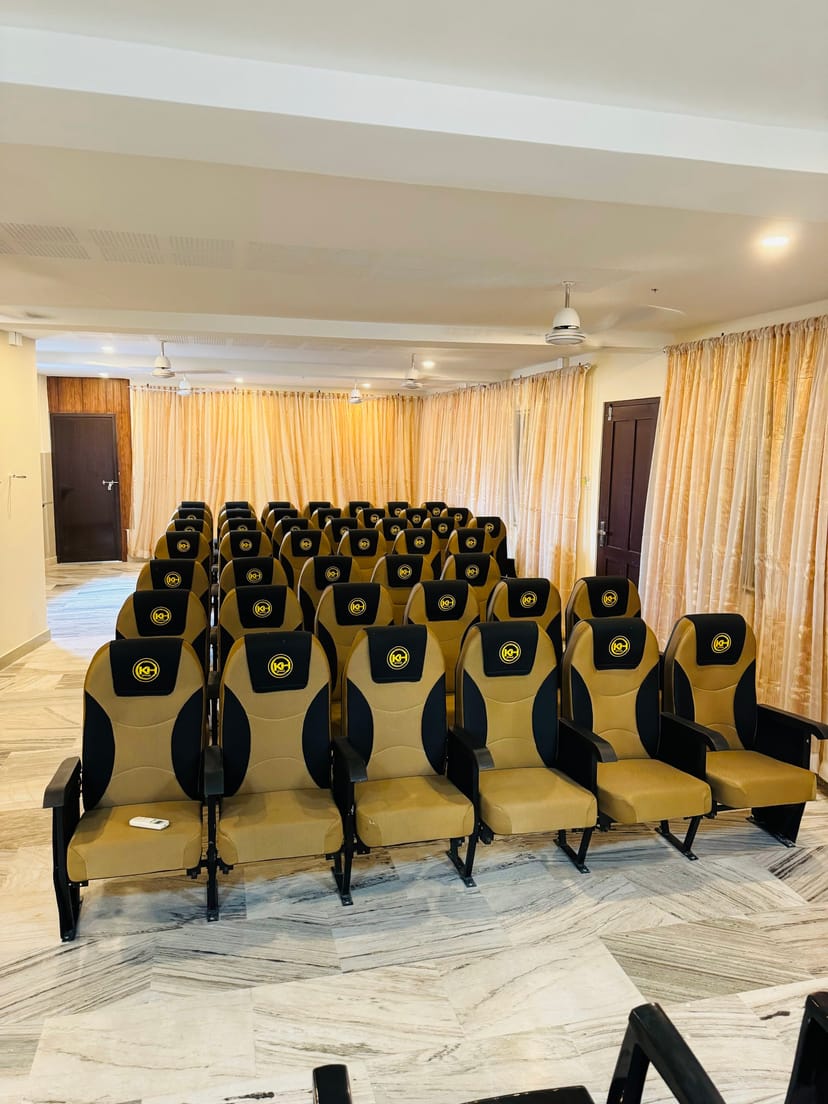 Conference room in Hawala Kalan with ergonomic chairs for workshops and presentations.