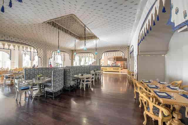 Elegant restaurant in Fairmont Jaipur, perfect for upscale events and intimate gatherings.