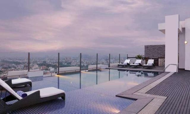 rooftop pool