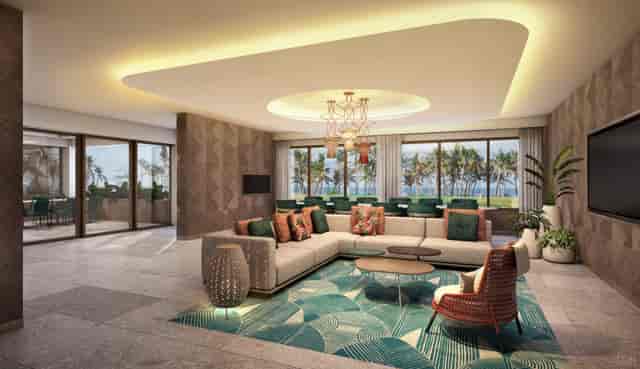 Stylish conference room at Crowne Plaza Resort Guam for networking events and meetings.