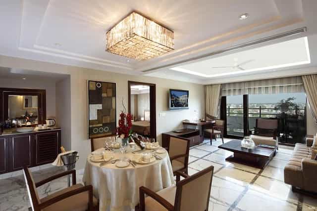 Elegant meeting suite at Jaypee Vasant Continental, perfect for corporate events and gatherings.
